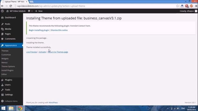 Video 21 How To Install A Theme from Zip Files Wordpress смотреть онлайн