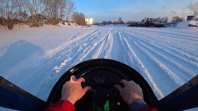 Самодельные аэросани / после 10 лет простоя / первый выезд смотреть онлайн