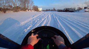 Самодельные аэросани / после 10 лет простоя / первый выезд