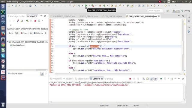 selenium/junit/json смотреть онлайн