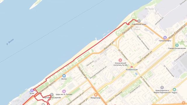 Пешком по Самаре: набережная, Струковский сад, площадь Славы, ладья, город, больница им. Середавина смотреть онлайн