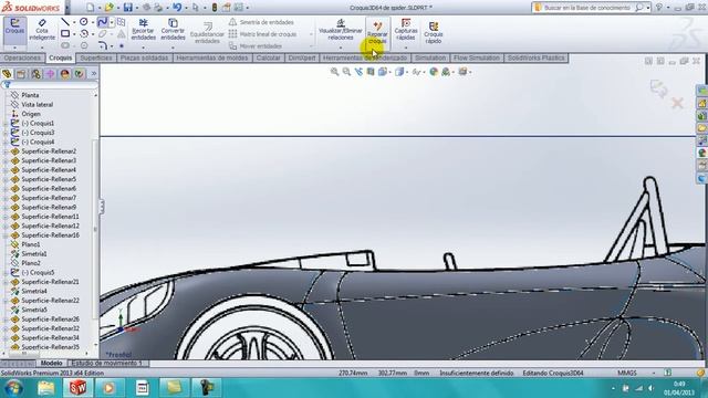 Solidworks Renault Spider 1996 part nº2 смотреть онлайн