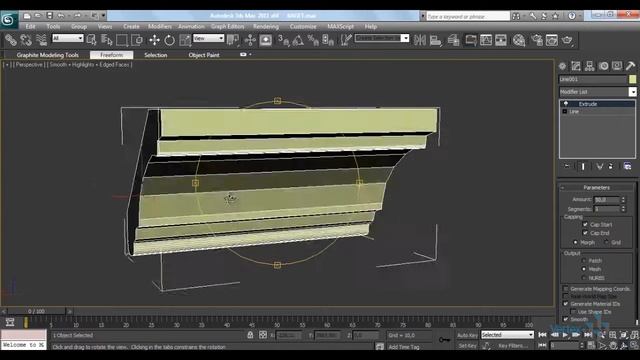 02 Моделирование багета в 3D max смотреть онлайн