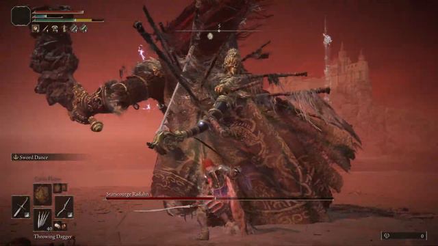 Elden Ring - RL 1 Starscourge Radahn with dual curved swords смотреть онлайн