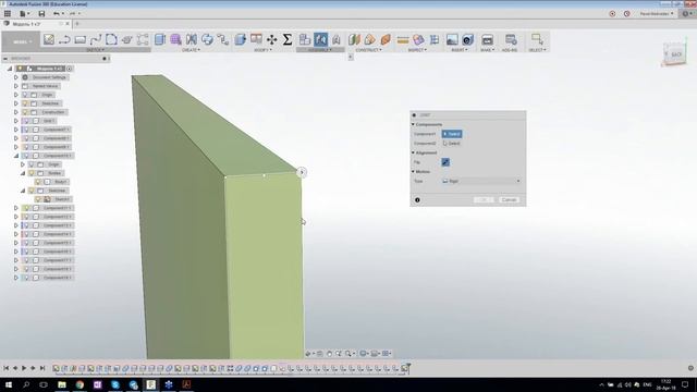 #2. Весенняя онлайн школа Fusion 360 – 2018. Моделирование предметов мебели во Fusion 360