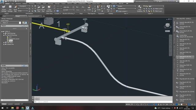 Autocad Plant 3D - Pipe Bend смотреть онлайн