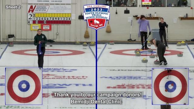 Wendling/Paral vs. Hagenbuch/Henry - Draw 5, Sheet 2 смотреть онлайн