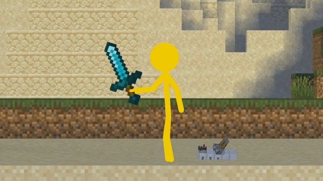Minecraft VS Stickman ~ RED vs GREEN TNT Battle Animation vs Minecraft Shorts