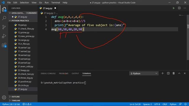 #average #python #function python program how to find average of number using function in hindi смотреть онлайн