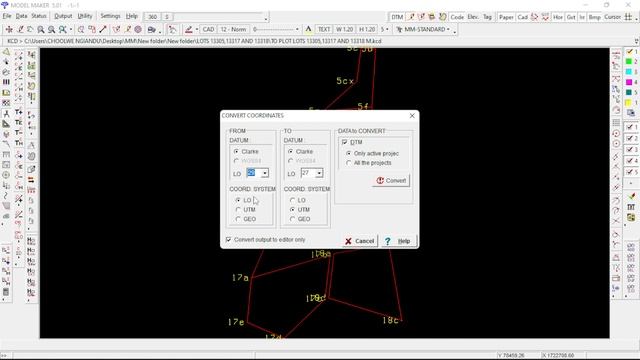 Converting From LO29 to UTM27 Coord System смотреть онлайн