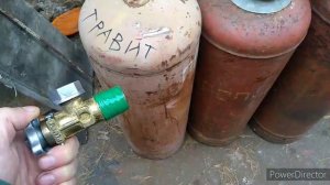 замена пропанового вентиля газового крана