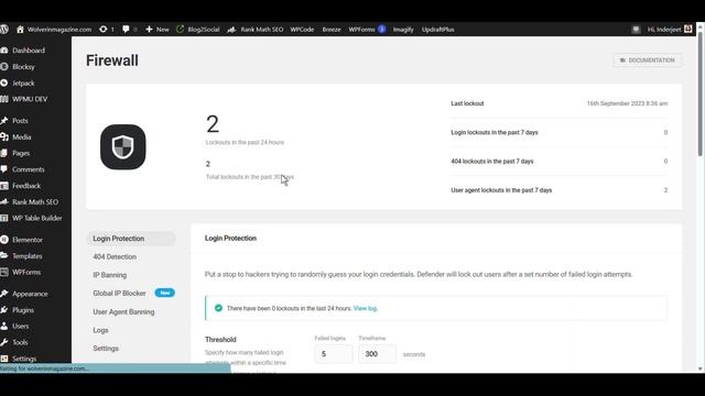 WPMU DEV Defender All in one WordPress Security Plugin- Setup in 1 minute смотреть онлайн