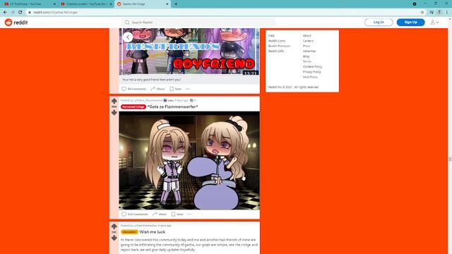 My first time looking at the r/gachalifecringe subreddit and damn it was cringe смотреть онлайн