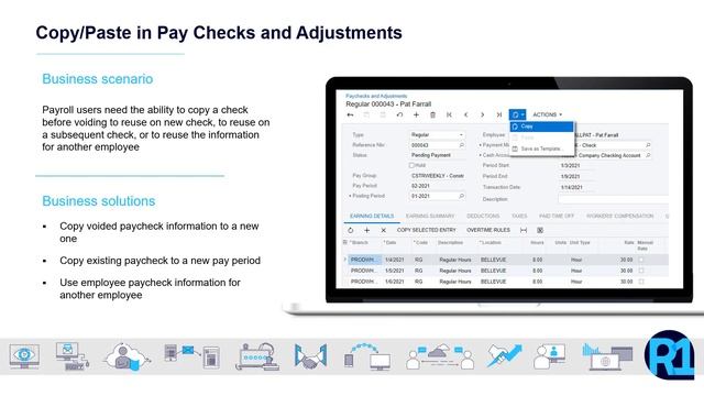 2021 R1 Payroll Features смотреть онлайн