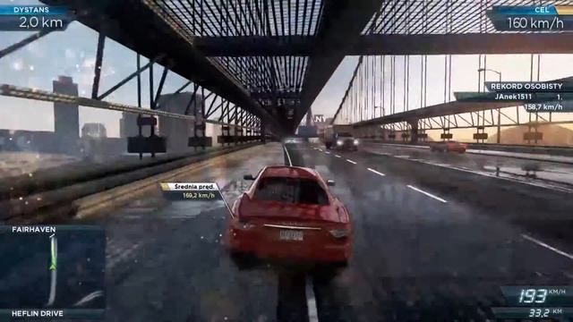 NFS: Most Wanted quick race Maserati GT MC Stradale смотреть онлайн