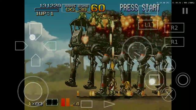 Metal Slug 6 PS2 | Aethersx2 gameplay смотреть онлайн