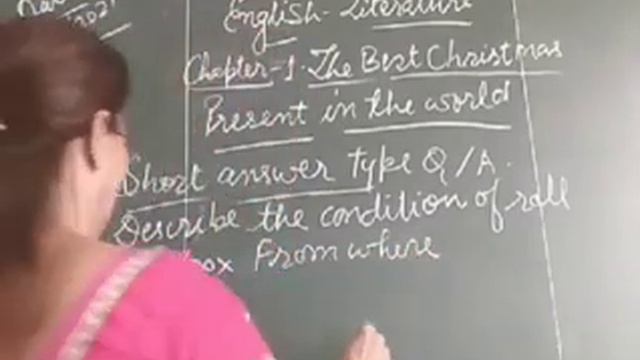 18--06-21class8thA English Literature Chapter 1 The best Christmas present in the world смотреть онлайн