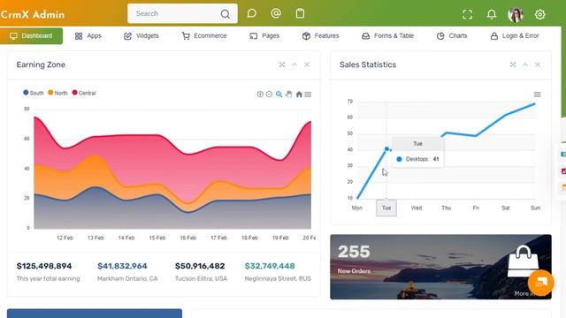 CrmX Admin - CRM Dashboard And Bootstrap 5 Admin Panel смотреть онлайн