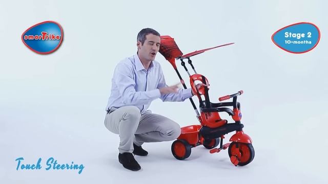 Tricicleta Smart Trike Safari Touch Steering 4 In 1