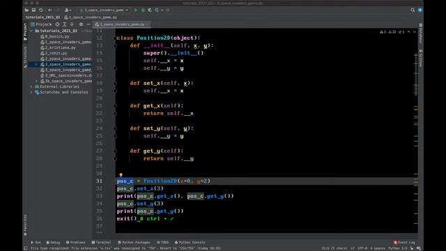 Python Programming for beginners - Tutorial #3 - OOP, Object Oriented Programming, Encapsulation смотреть онлайн