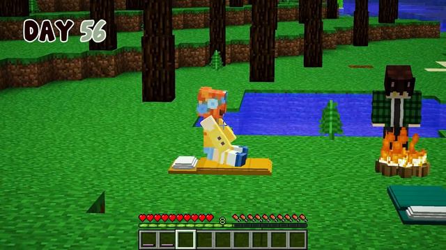 I Survived 100 DAYS as ALEX in Minecraft! смотреть онлайн