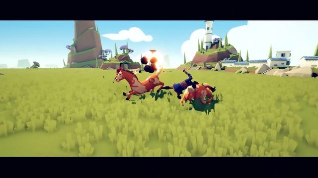 Totally Accurate Battle Simulator TABS. Два ковбоя против всех смотреть онлайн
