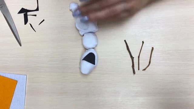 Снеговик Олаф из мультфильма "Холодное сердце" сделанный своими руками! смотреть онлайн