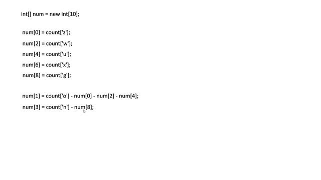 [SOLVED!] - Reconstruct Original Digits from English - LeetCode 432 - Java смотреть онлайн