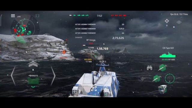 New Ship CN Type 022 Gameplay With Tier-III Battle - Modern Warships смотреть онлайн