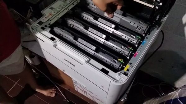 HOW TO CHANGE TONER CARTRIDGE FOR BROTHER HL- L3270CDW