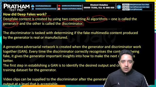 Deepfake technology How does it works | Deep Dive | PRATHAM Test Prep смотреть онлайн