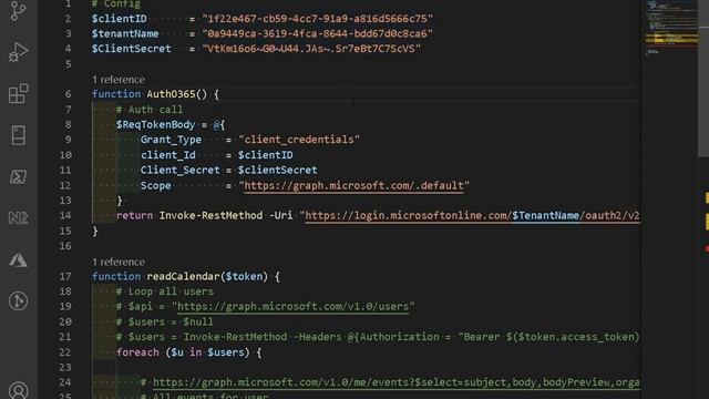 MS Graph API Read all Tenant calendar events with PowerShell смотреть онлайн