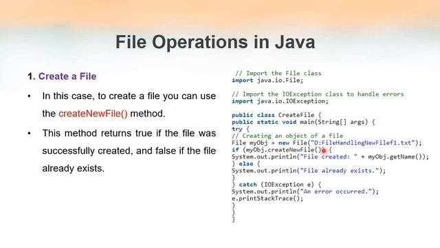 Working with files смотреть онлайн