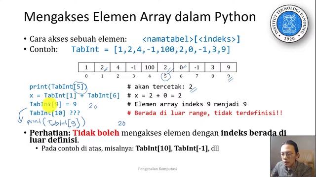 4: Array - Mengakses Elemen смотреть онлайн