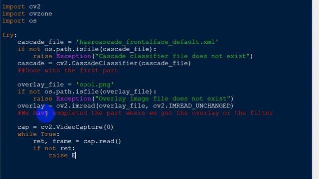 SUPER EASY !!! Create your own SNAPCHAT filter using Python || 34 lines of code #snapchat #python смотреть онлайн