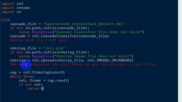 SUPER EASY !!! Create your own SNAPCHAT filter using Python || 34 lines of code #snapchat #python