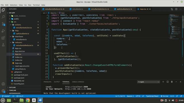 CRUD | react Redux Node (Typescript) Mysql | Agregar Registros смотреть онлайн