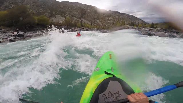 Катунь, Ильгуменский порог, очень мало воды смотреть онлайн