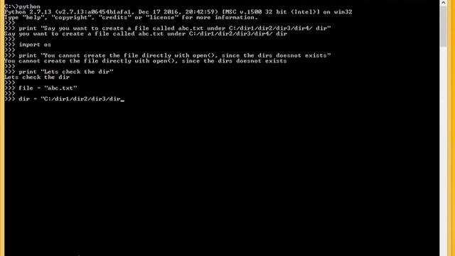 Check and create directory or file with many intermediate directories - part1 смотреть онлайн