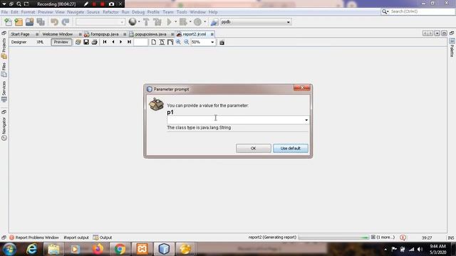 Laporan di java netbeans menggunakan satu parameter смотреть онлайн