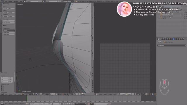 How To Create CC Clothes for the sims 4 (Tutorial) - 3 Blender (uv_1, weight transfer, rigging) смотреть онлайн