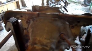 Самодельный трактор с двигателем заз , мост газ 66,кпп газ 51,+редуктор 2-1 БРЕСТ
