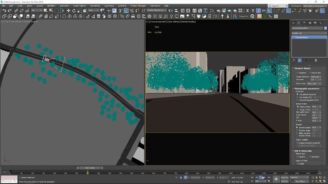 Walkthrough Animation in 3ds Max | Camera Walkthrough Tutorial смотреть онлайн