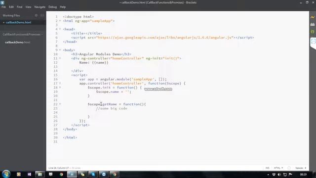 Callback function in Java Script смотреть онлайн