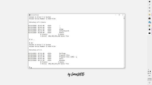 Язык Си. #006. Базовые команды CMD. смотреть онлайн