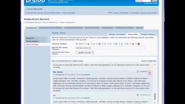 phpBB-Tutorial: ein Thema teilen 3.0.12 смотреть онлайн