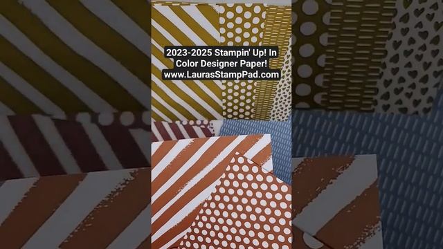 NEW Stampin' Up! 2023-2025 In Color Paper Pack Reveal - Laura's Stamp Pad #stampinup #craft смотреть онлайн