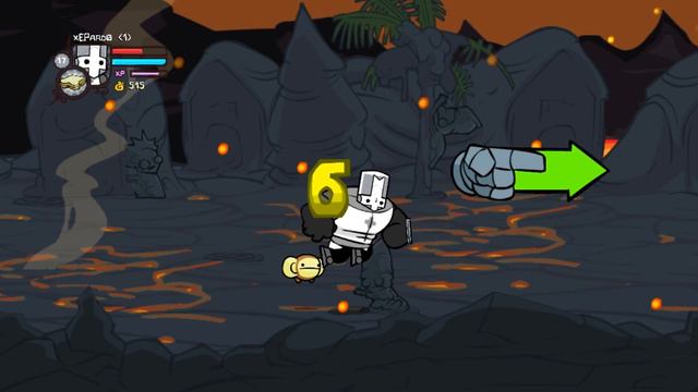 CASTLE CRASHERS | PARTE VI | MUNDO DE LAVA смотреть онлайн