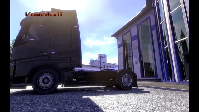 Volvo FH 16 750 New Skins For _1_7_0_ Patch ETS2 HD1080p смотреть онлайн