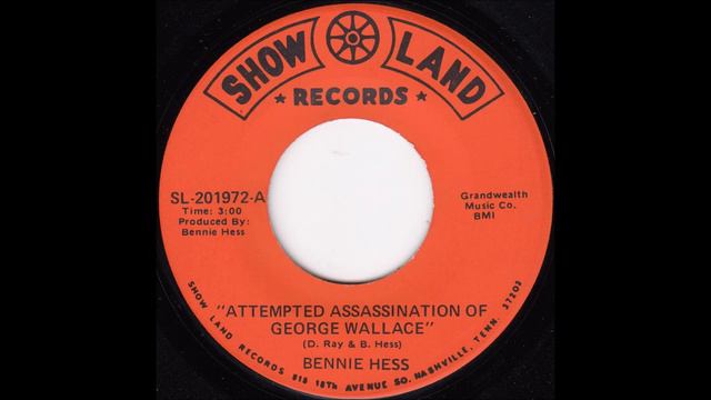Bennie Hess - Attempted Assassination of George Wallace смотреть онлайн